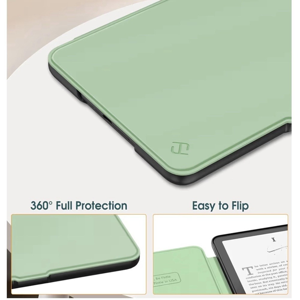 Fintie Case  7" All-New Kindle Paperwhite 12th Generation Agave Green Open Box